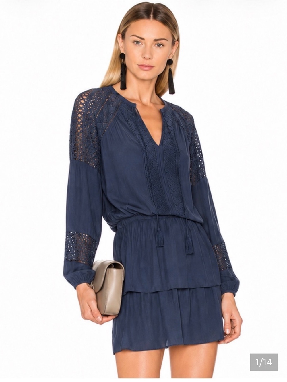 Ramy Brook Winnie Dress Navy small